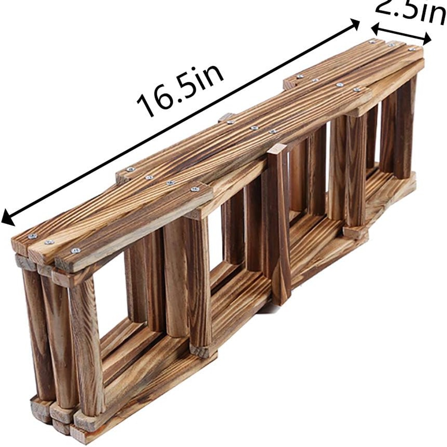 Foldable Wooden Wine Rack (10 Bottle): image 6