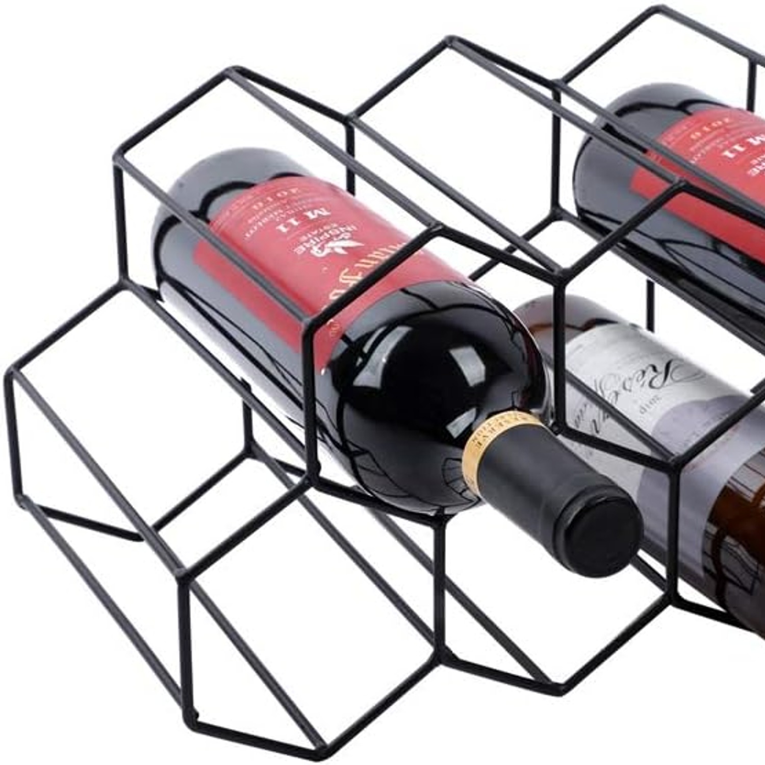 Urban Deco Gold 5-Bottle Countertop Wine Rack: image 7