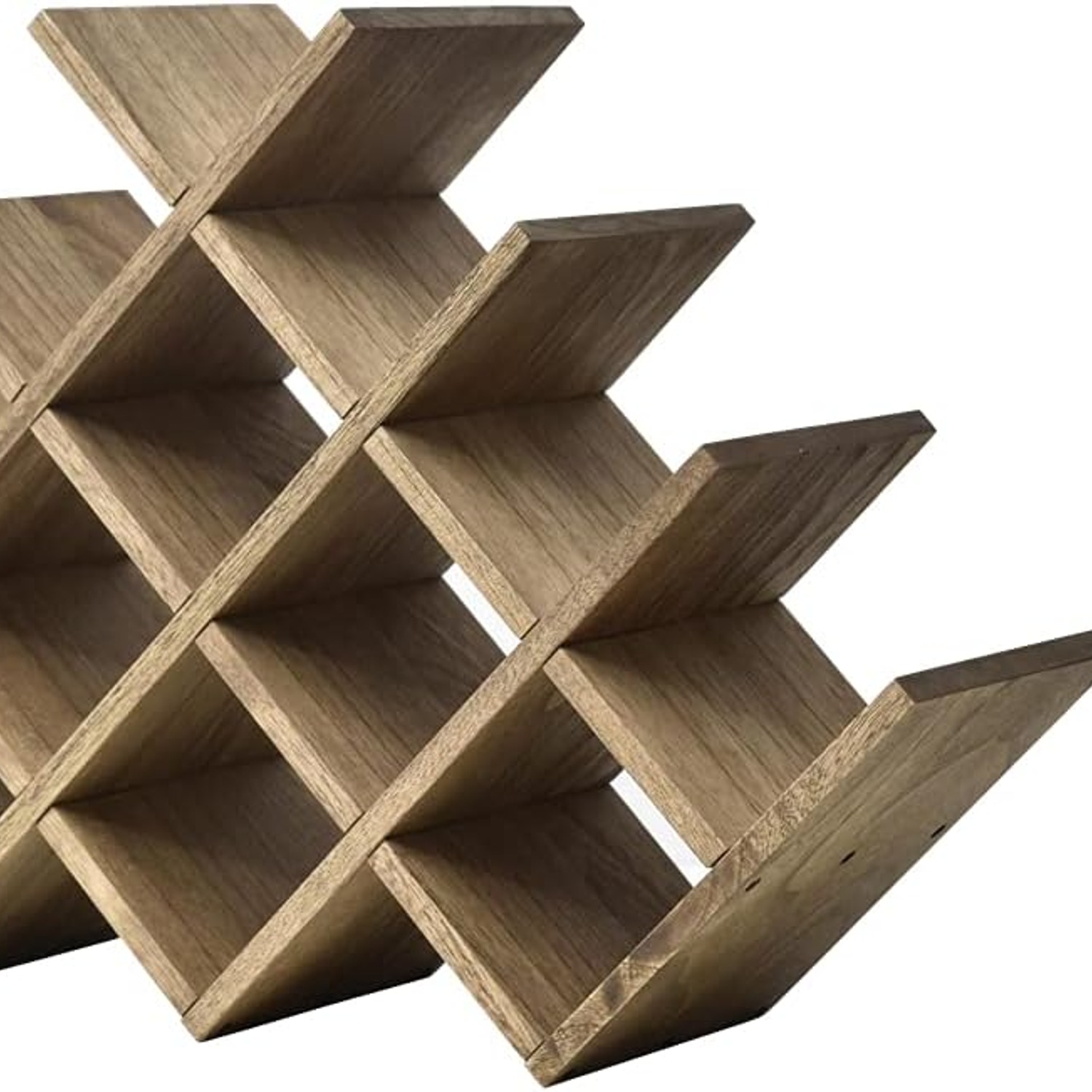 3-Tier Wooden Wine Rack, 8 Bottle Countertop Holder: image 2