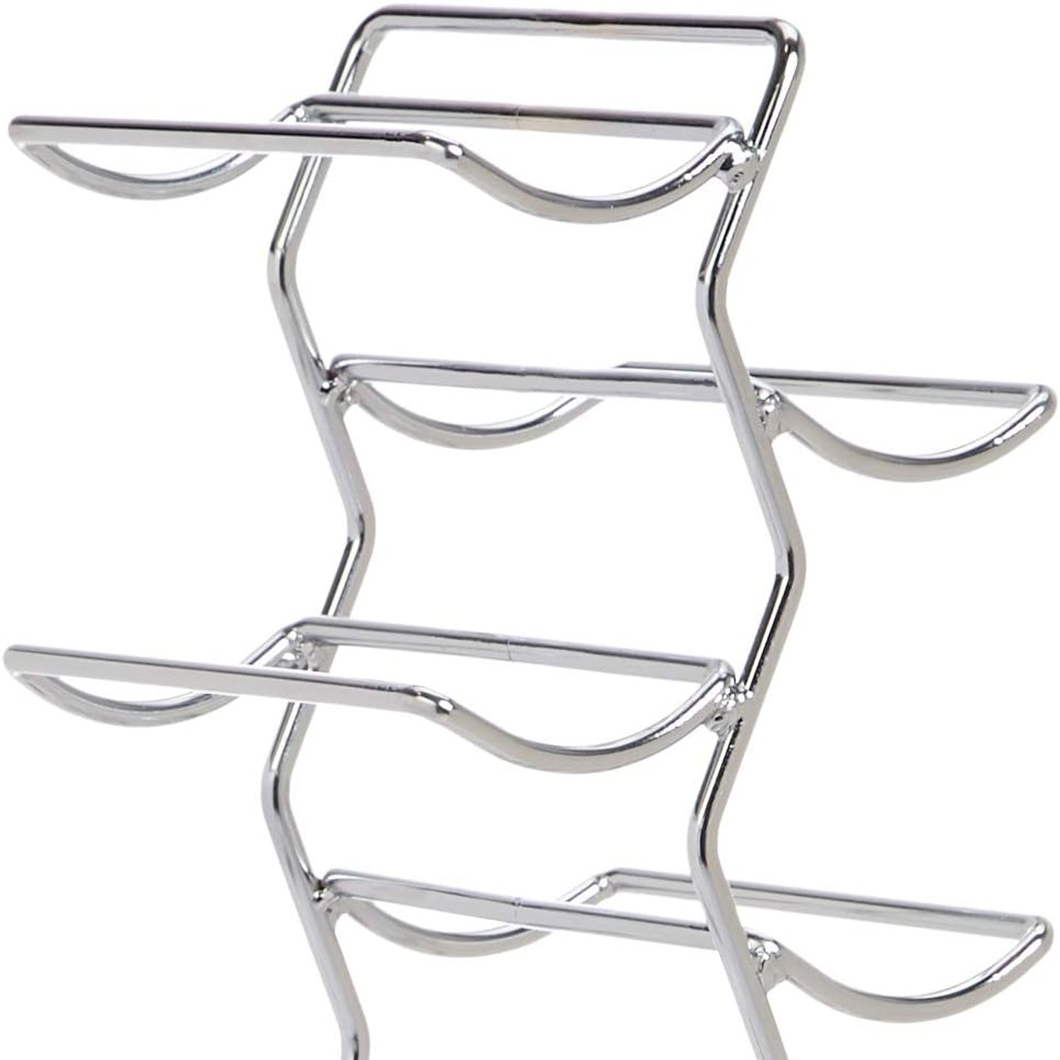 Chrome 12-Bottle Freestanding Wine Rack