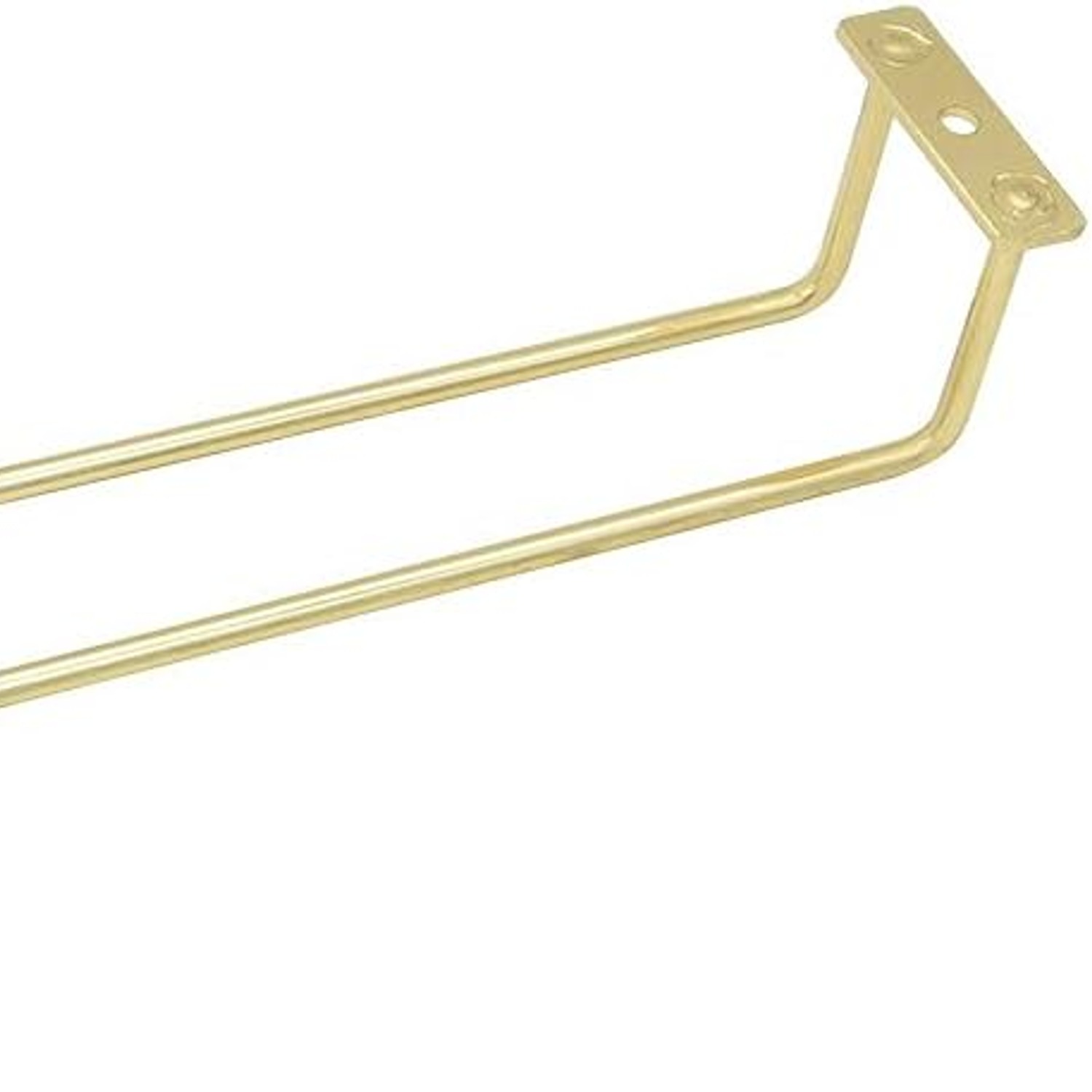 Gold Wine Glass Rack 30cm (3 Pack Under-Cabinet Stemware Holder): image 3