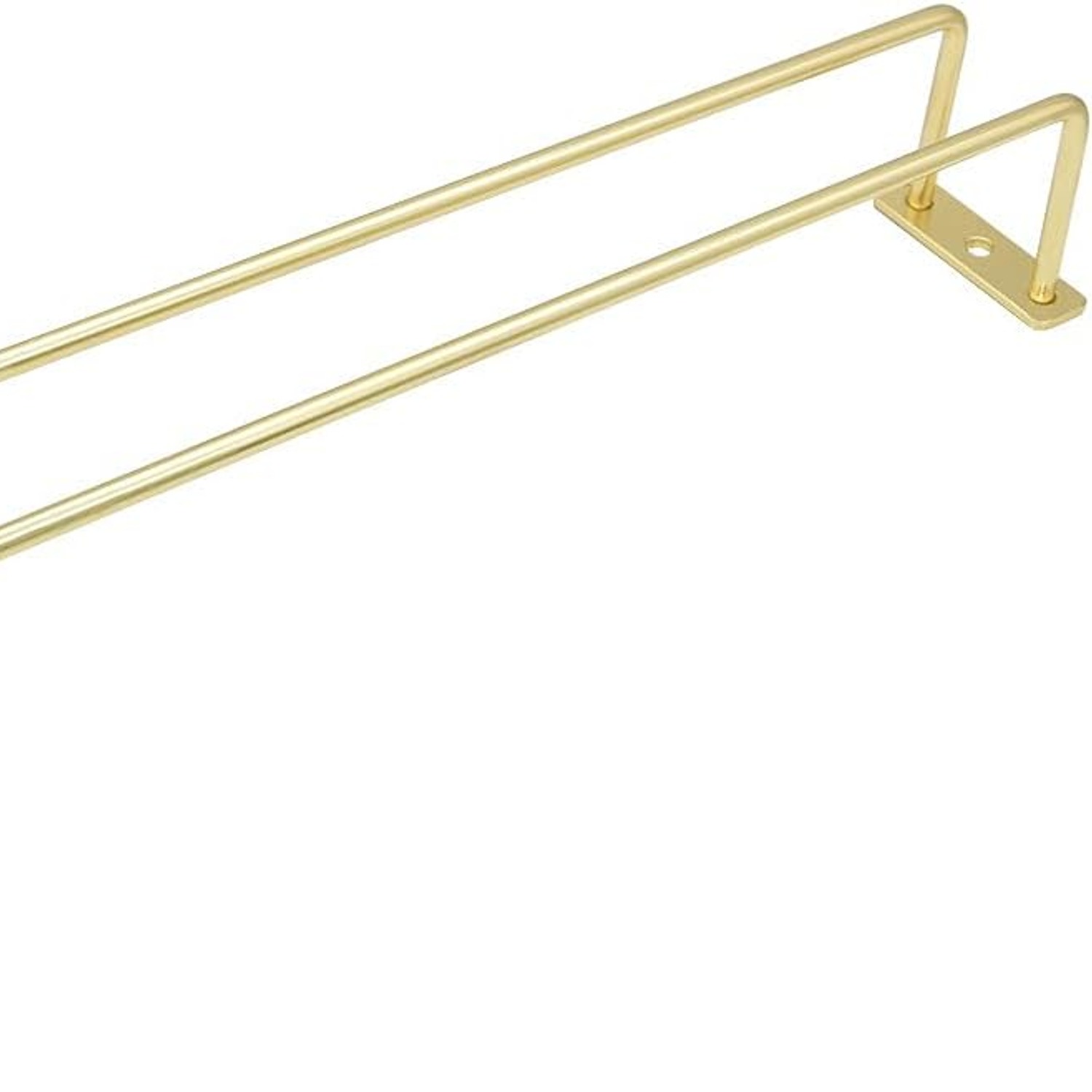 Gold Wine Glass Rack 30cm (3 Pack Under-Cabinet Stemware Holder): image 4