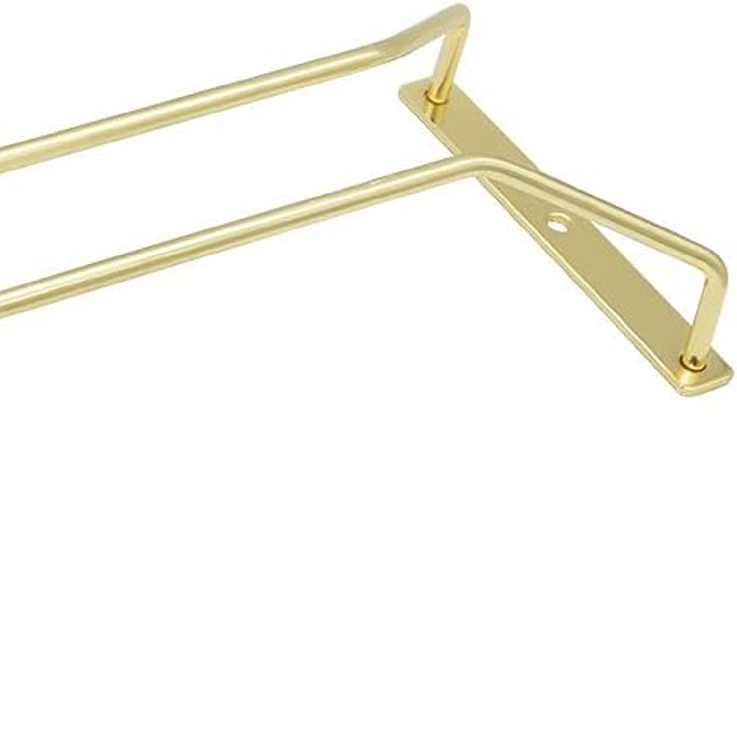 Gold Wine Glass Rack 30cm (3 Pack Under-Cabinet Stemware Holder): image 5