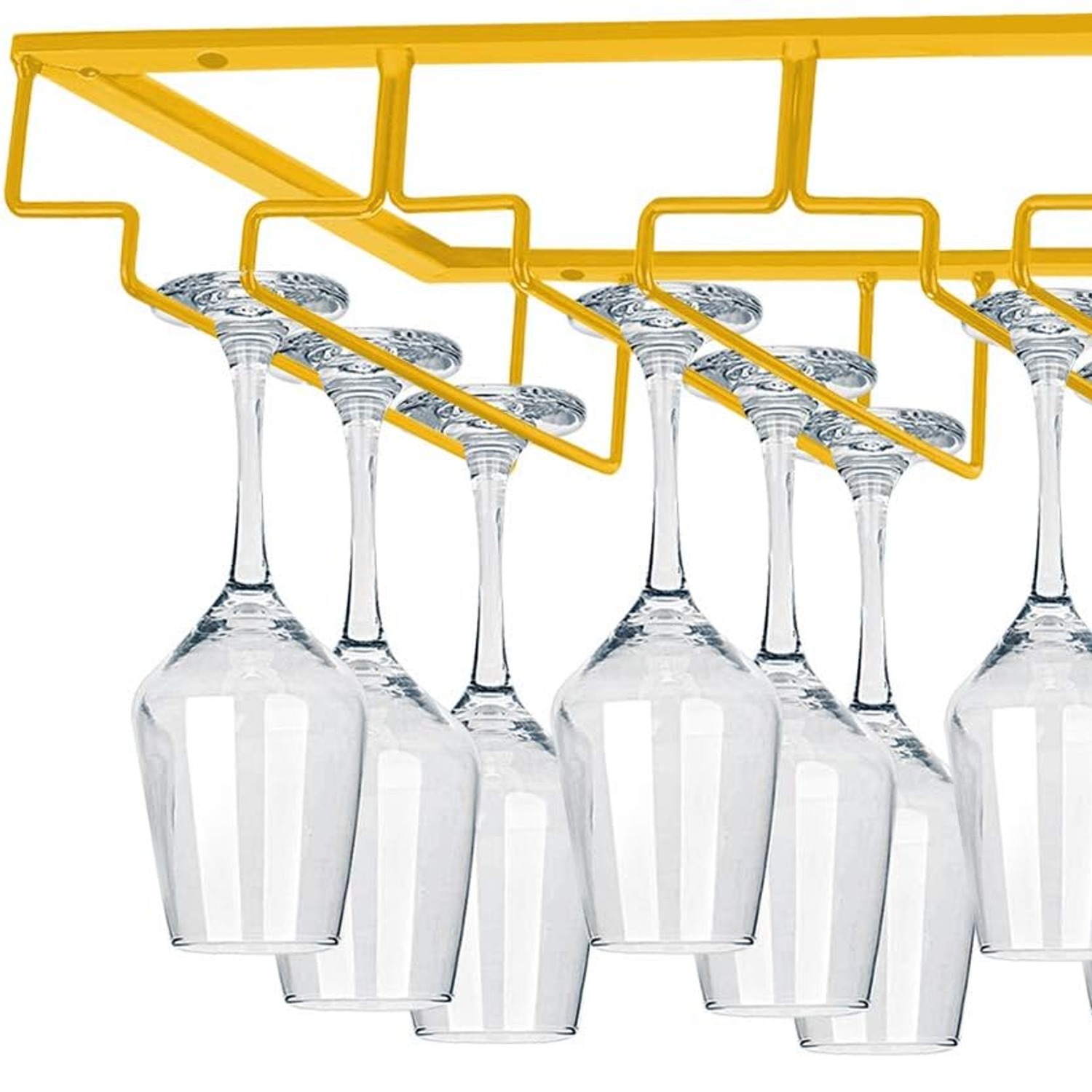 4-Row Under Cabinet Wine Glass Rack: image 8